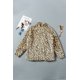 thumbnail image 1 of ABPHQTO Sudadera de forro polar con cremallera de cuarto de leopardo de mamá a juego con la familia marrón para mujer, 1 of 5