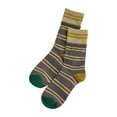 thumbnail image 1 of GDREDA Chaussettes / Chaussettes Mi-Mollet à Rayures Colorées pour Couple Style Mode Gris, Taille Unique, 1 of 6