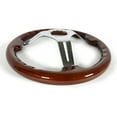 thumbnail image 3 of 1969-89 Chevrolet 6 Bolt Mahogany Finish Steering Wheel Kit Tri Color Bow Tie Emblem, 3 of 12