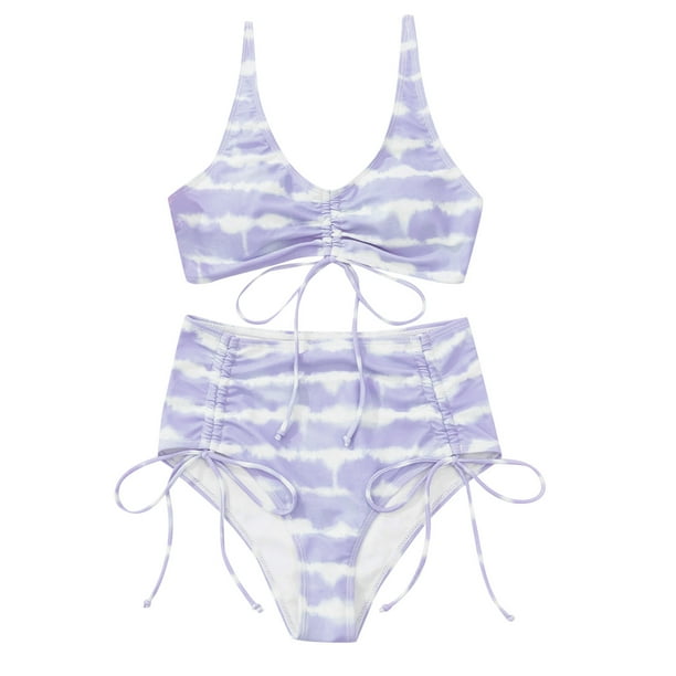 LEEyworld One Piece Swimsuit Women's One Piece Swimsuit Yellow Floral