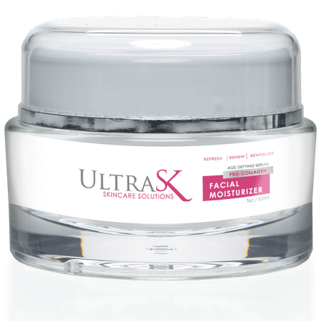 Ultra SK Skincare Solutions Facial Moisturizer - Age Defying Pro Collagen Facial Moisturizer -