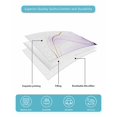 thumbnail image 5 of Quilts Twin XL Size, Marble Purple Soft Comforter Bedding Set for Bed, Gold White Modern Gradient Ocean Ripple Lightweight Quilted Bedspread with Pillow Cover(2 Pieces) for All Season, 68x98 Inch, 5 of 6