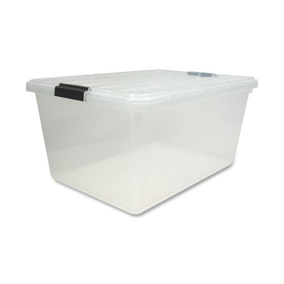 Iris Clear Storage Boxes with Lids