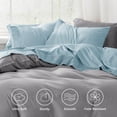thumbnail image 3 of Juego de sábanas Bedsure Twin XL para dormitorio, 3 piezas, azul cielo, 3 of 7