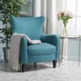 thumbnail image 1 of Arabella Dark Teal Fabric Club Chair, 1 of 7