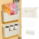 thumbnail image 3 of Organizador de puerta de armario, montaje en pared de plástico, almacenamiento espacioso, para despensa de cocina RV, 3 of 7