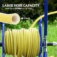 thumbnail image 4 of Outsunny 98 ft of 5/8" Hose Reel Cart (Hose Not Included), Blue, 4 of 9