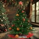 thumbnail image 3 of Decoraciones navideñas, adornos navideños, regalos de Navidad, falda para árbol de Navidad blanca clásica, decoración de escritorio para árbol de Navidad, falda para árbol de Navidad, 3 of 5