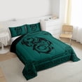 thumbnail image 3 of Castle Fairy Teens Animal Dragon Twin Comforter Sets,Abstract Hippie Geometric Bedding Set, 3 of 8