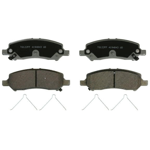 Wagner ThermoQuiet QC1647 Ceramic Disc Brake Pad Set Fits select: 2013-2016 DODGE DART