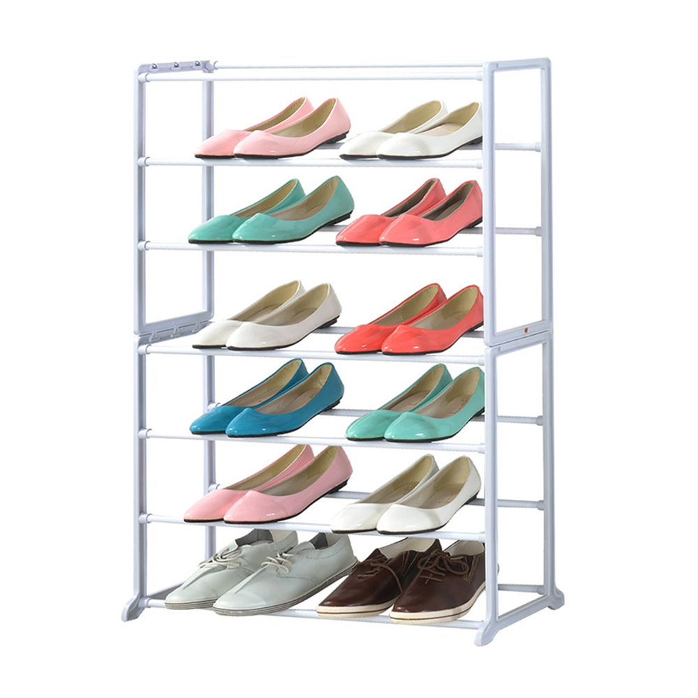 Home Organizer 7 Tier Metal Shoe Rack 7 Shelves Space Saving Storage And Organization Shoes Storage Organizer Walmart Canada