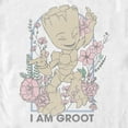 thumbnail image 2 of Men's Guardians of the Galaxy Floral I Am Groot  Graphic Tee White Large, 2 of 5