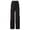 Black, variant on Womens Casual Pants Rib Knit High Waist Wide Leg With Elastic Waistband Straight Cut Trousers for Women Pink,S