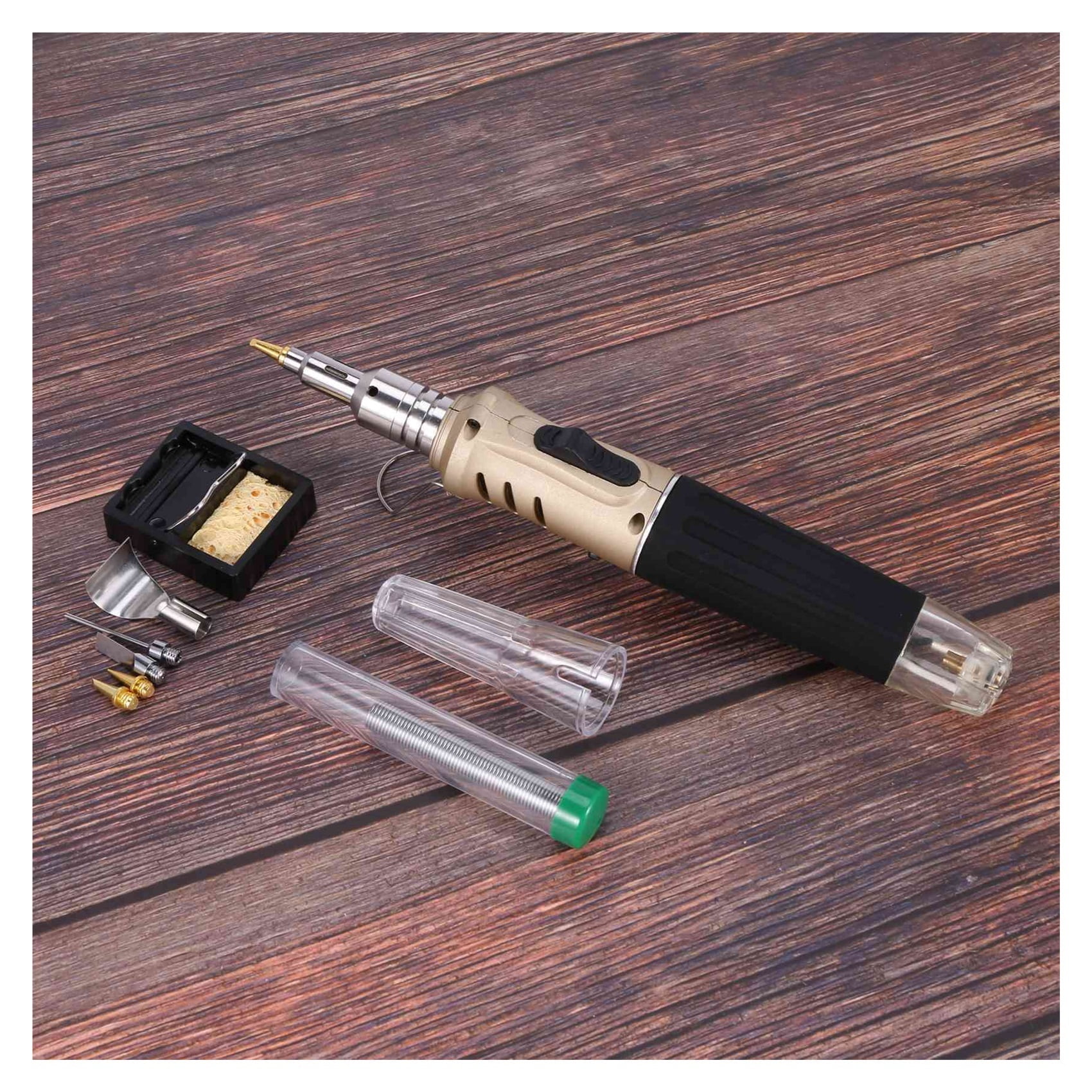 Soldering Tool,Professional Butane Gas Soldering Iron Kit,Welding Kit Torch ,Accurate Temperature Control