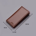 thumbnail image 3 of Kcolen Fashion ID Men's Long Leather Wallet Slim Open Purse with Multiple Card Slots and Secure Clutch Design, 3 of 5