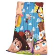 thumbnail image 3 of Toy Story Throws - Manta de felpa de varios tamaños, supersuave, de tela con superficie vertical, acogedora y cálida, adecuada para cama, sofá, camping, viajes, para todas las estaciones, ligera, 152, 3 of 8