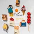 thumbnail image 3 of Pegatinas 3D creativas para refrigerador, juego de alimentos decorativos, imán gourmet tridimensional, pegatinas magnéticas de alimentos de simulación, 3 of 6
