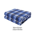 thumbnail image 4 of Tapis d'Incontinence Lavable Réutilisable 4 Couches TPU Imperméable Matelas Pliable Antidérapant Bleu à Carreaux2, 4 of 9