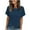 Navy, variant on ameIAEA Women Tops Summer Sweaters Short Sleeve Crewneck Shirts Dressy Casual Business Blouses