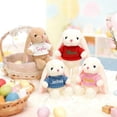 thumbnail image 5 of 12'' Personalized Bunny with Embroidered Name, Easter Basket Stuffers, Custom Bunny Easter Birthday Gifts Brand: Rryoumisun, 5 of 9