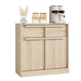 thumbnail image 1 of Yeshouse Aparador de 62", mueble grande para café con 2 puertas y 2 cajones, mueble de almacenamiento moderno con estantes ajustables, estación de café de madera para cocina y comedor, 1 of 6