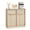 Yellow, variant on QinaQin 62-Inch Sideboard/Buffet Cabinet, Large Coffee Cabinet with 2 Doors and 2 Drawers, Wooden Coffee Bar Counter for Kitchens and Dining Rooms