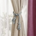 thumbnail image 1 of Bovemsi Clearance 2 Pieces Natural Cotton Curtain Rope Tiebacks Handmade Curtain Decorative Holdbacks Rural Style Drapery Tieback, 1 of 4