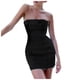 thumbnail image 1 of Minivestido sexy de denim para mujer - Sin espalda, ajustado - Ropa de calle para verano - Tallas XS-XL, 1 of 6