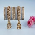 thumbnail image 3 of Indian Ethnic Partywear Handmade Bangles – Traditional Bridal Jewelry Set for Women | Elegant Wedding, Festival & Daily Wear Accessories, 3 of 7