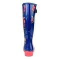 thumbnail image 4 of Women's Journee Collection Mist Mid Calf Rain Boot Navy Rubber 7.5 M, 4 of 5