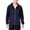 Bleu - Bleu Foncé, variante sur Ideology Chandail à Capuchon en Velours à Chevrons pour Hommes, Noir, XX-Grand