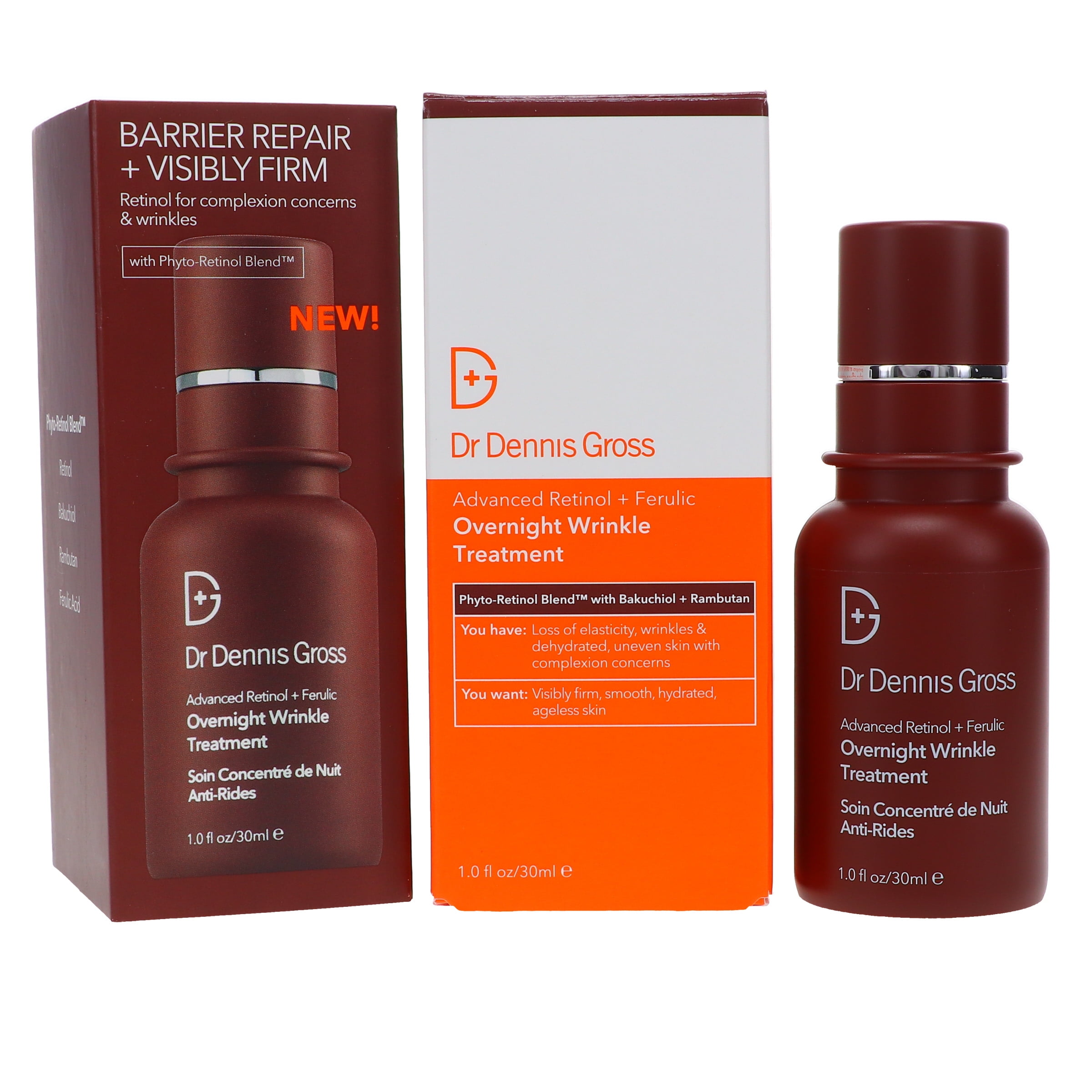 Dr. Dennis Gross Advanced Retinol + Ferulic Overnight Wrinkle  Treatment 1 oz