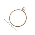 thumbnail image 2 of Round Embroidery Hoop Rubber Embroidery Hoop for Display Imitated Ornament for Craft Sewing DIY Hanging, 2 of 7