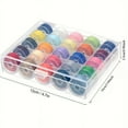 thumbnail image 4 of HLONK Premium 61pcs Sewing Thread Kit - Durable Polyester  Assorted Colors with Bobbins & Storage Case for DIY Clothing and Crafts, 4 of 6