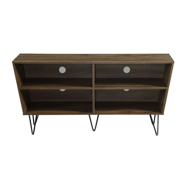 52" Console de Télévision à Angle Crosby - Noyer Foncé