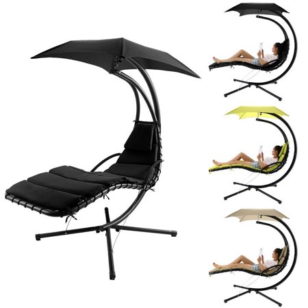 Hanging Chaise Lounger Chair Modern Design Swing Hammock Canopy Yard Hanging Chaise Lounger Chair Modern Design Swing Hammock Canopy Yard Garden Bett
