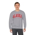 thumbnail image 6 of Alaska Sweatshirt Gifts Crew Neck Shirt Long Sleeve Unisex, 6 of 7