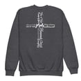 thumbnail image 2 of I Am A Child of God I Youth Sweatshirt, 2 of 3