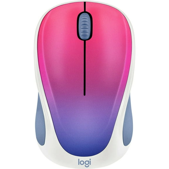 Logitech Design Collection Wireless Mouse, Blue Blush