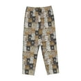 thumbnail image 4 of Balery Cartoon Bear print Women's Pajama Pants,Ultra Lightweight Pjs,Lounge Pant-X-Large, 4 of 9