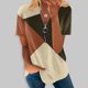 thumbnail image 2 of Blusa de manga corta con cuello en V, informal, cómoda y elegante para mujer OAVQHLG3B Store  lin121212, 2 of 5