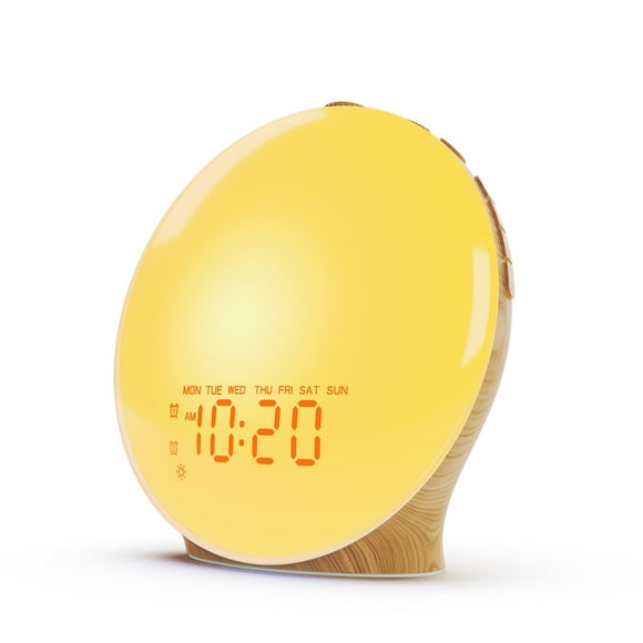 Altavoz Bluetooth Clock JALL Wake Up Light Sunrise Alarm