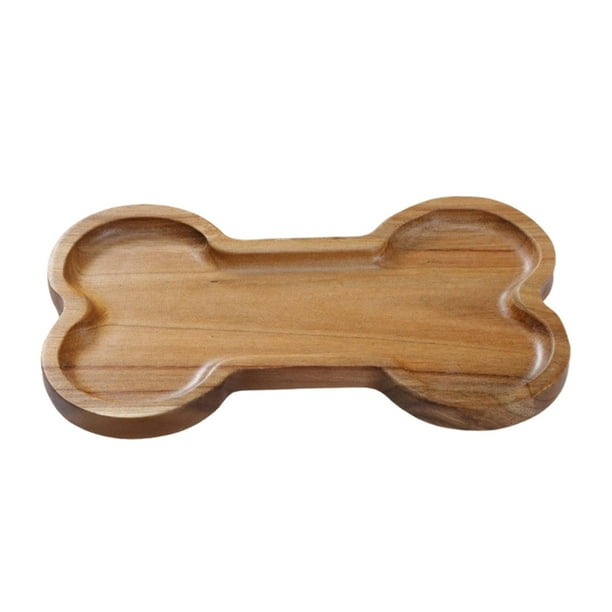 Plato de Postre de Madera Bandeja para Servir Comida Occidental Plato Organizador en Forma de para Snacks Quesos Té Adecuado para Fiesta Regalo