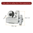 thumbnail image 2 of Unique Bargains 2pcs Mini Arrow Cutter 3-16mm(1/8' - 5/8') Adjustable Tube Cutting for PVC Plastic Tubing Cutters, Silver Tone, 2 of 6