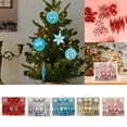 thumbnail image 7 of Christmas Ball Ornaments Sets 40pcs Christmas Special Shaped Decorative In Christmas Tree Decoration Supplies Pendants Christmas Painted Combination, 7 of 7
