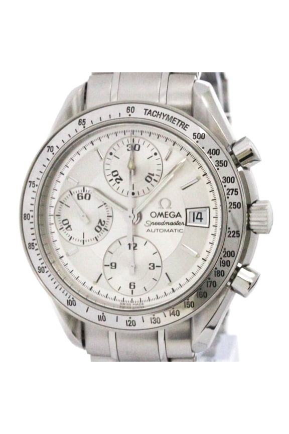 Pre-Owned OMEGA Speedmaster Date Steel Automatic Mens Watch 3513.30 Polished (Good)