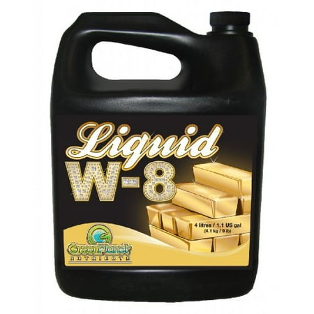 Green Planet Nutrients - Liquid W-8 (1 Liter) | Complex Blend of Organic Enzyme Activators, Vitamins, Essential Amino Acids and Unique Carbohydrates - Maximize Your Plants Yield During (Best Organic Fertilizer For Flowering Plants)