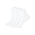 thumbnail image 4 of Hanes Moves Impact Zone Men's Ankle Socks Pack, 4-Pair , Cushioned X-Temp Moisture-Wicking White 6-12, 4 of 4