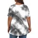 thumbnail image 3 of Tamaño Más Manga Corta Tops para las Mujeres, Casual V-Cuello Camiseta de la Blusa Sólida para el Verano, el Uso Diario Y Casual, 3 of 7