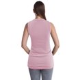 thumbnail image 2 of SUMONA Women Tank Tops Round Neck Sleeveless Basic Ribbed Summer Cami Top Casual Shirt, 2 of 4